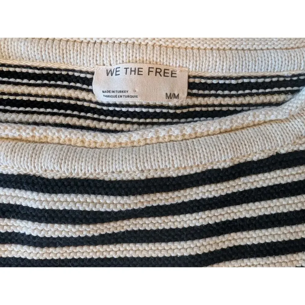 We The Free Asher pullover Black Combo Med Long Sleeve - Picture 3 of 11
